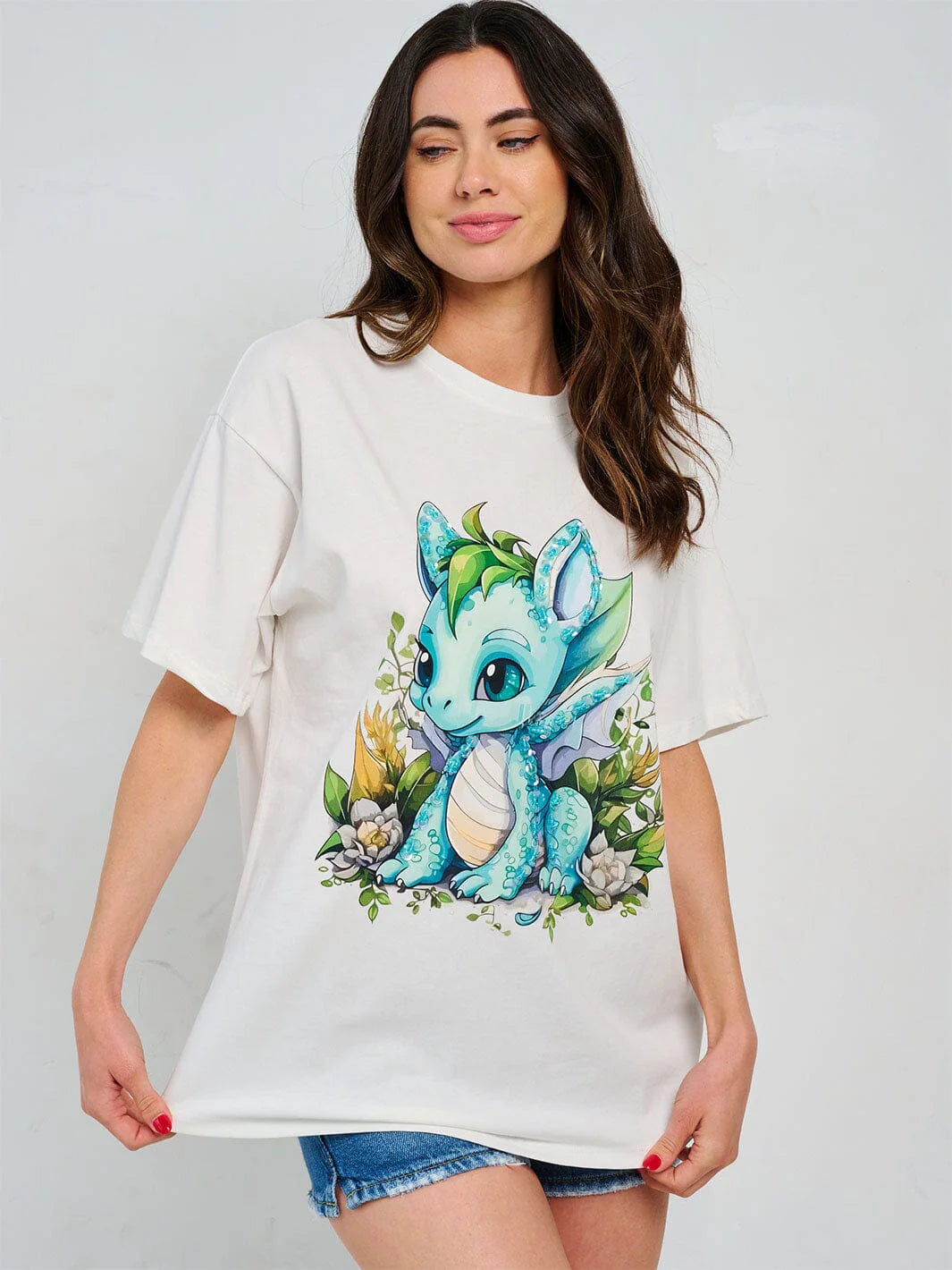 100% Cotton Women's Short Sleeve Graphic T-Shirt