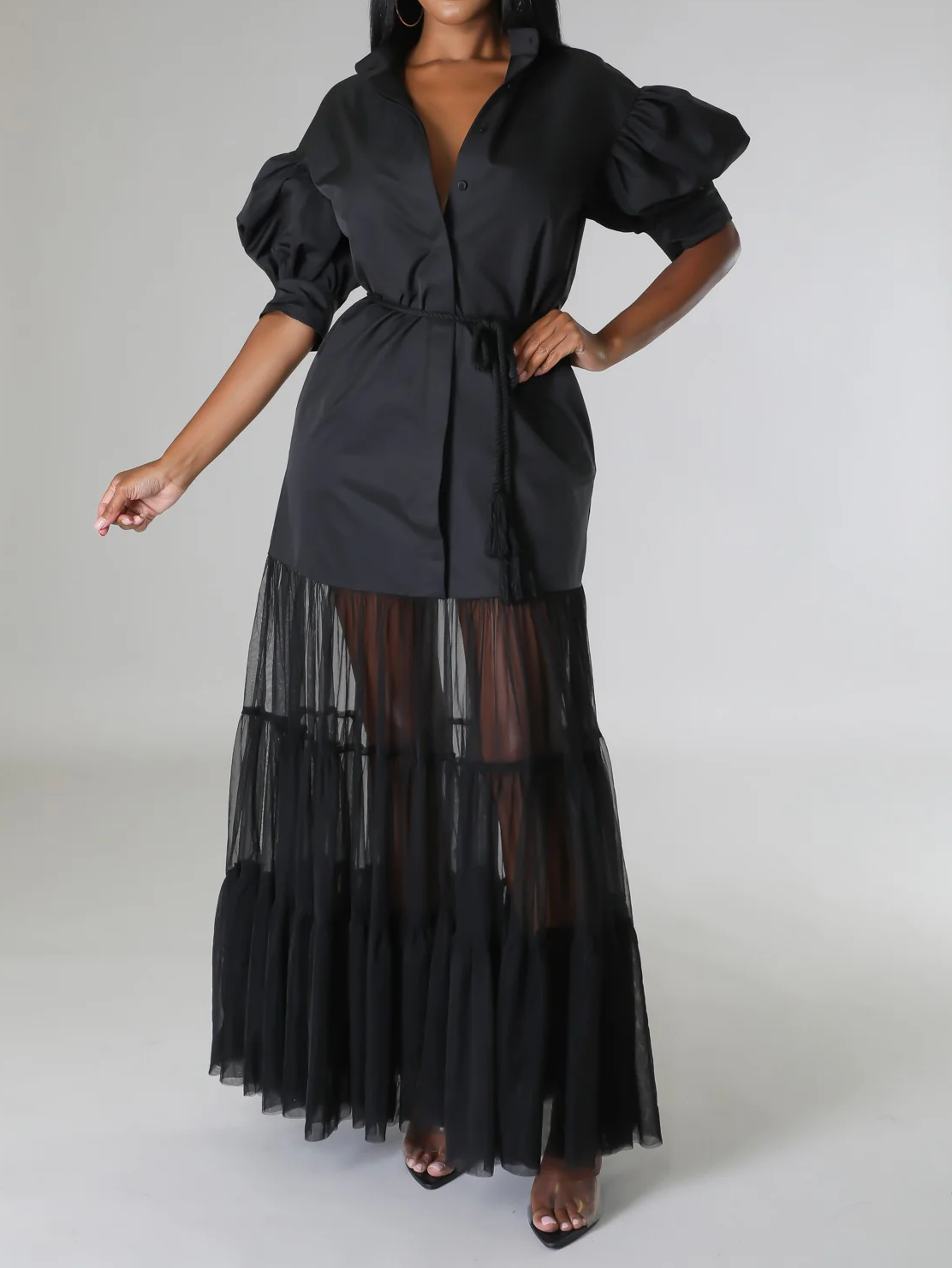 Tulle Tunic Dress