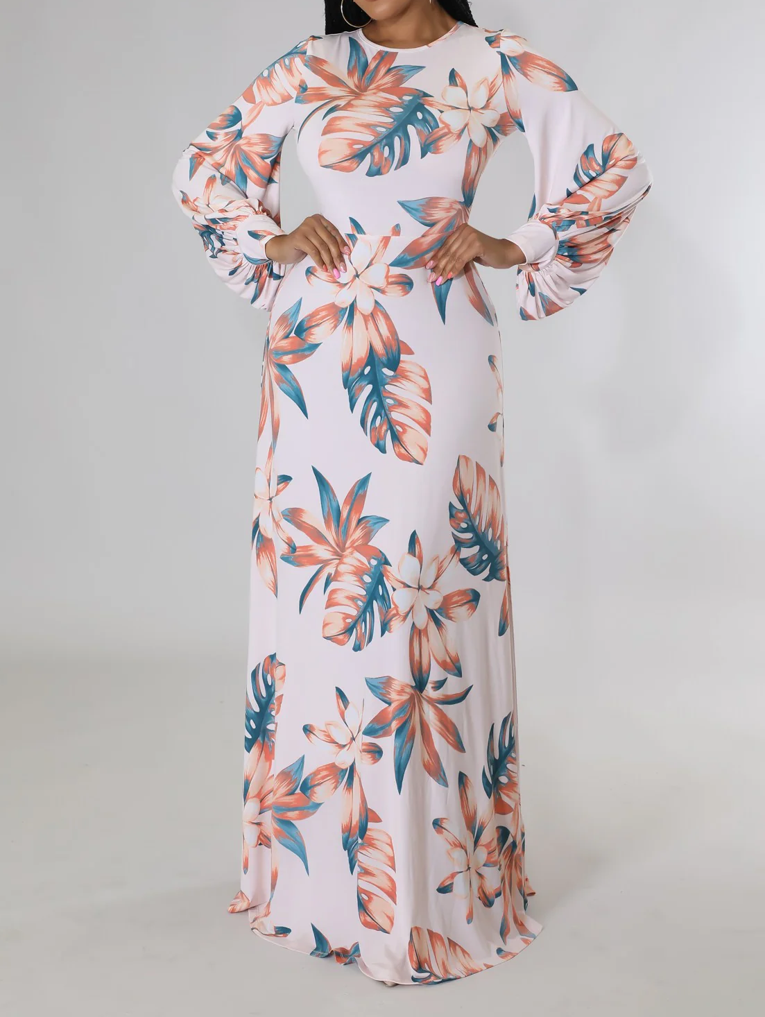 Long Sleeve Cutout Bodycon Dress