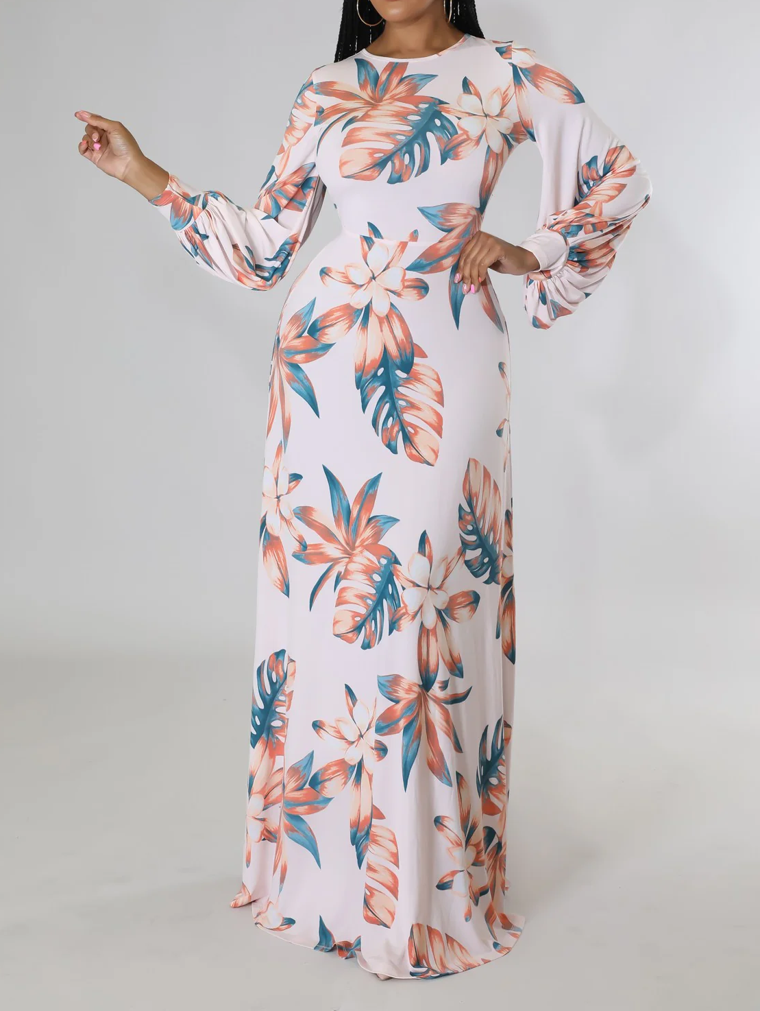 Long Sleeve Cutout Bodycon Dress