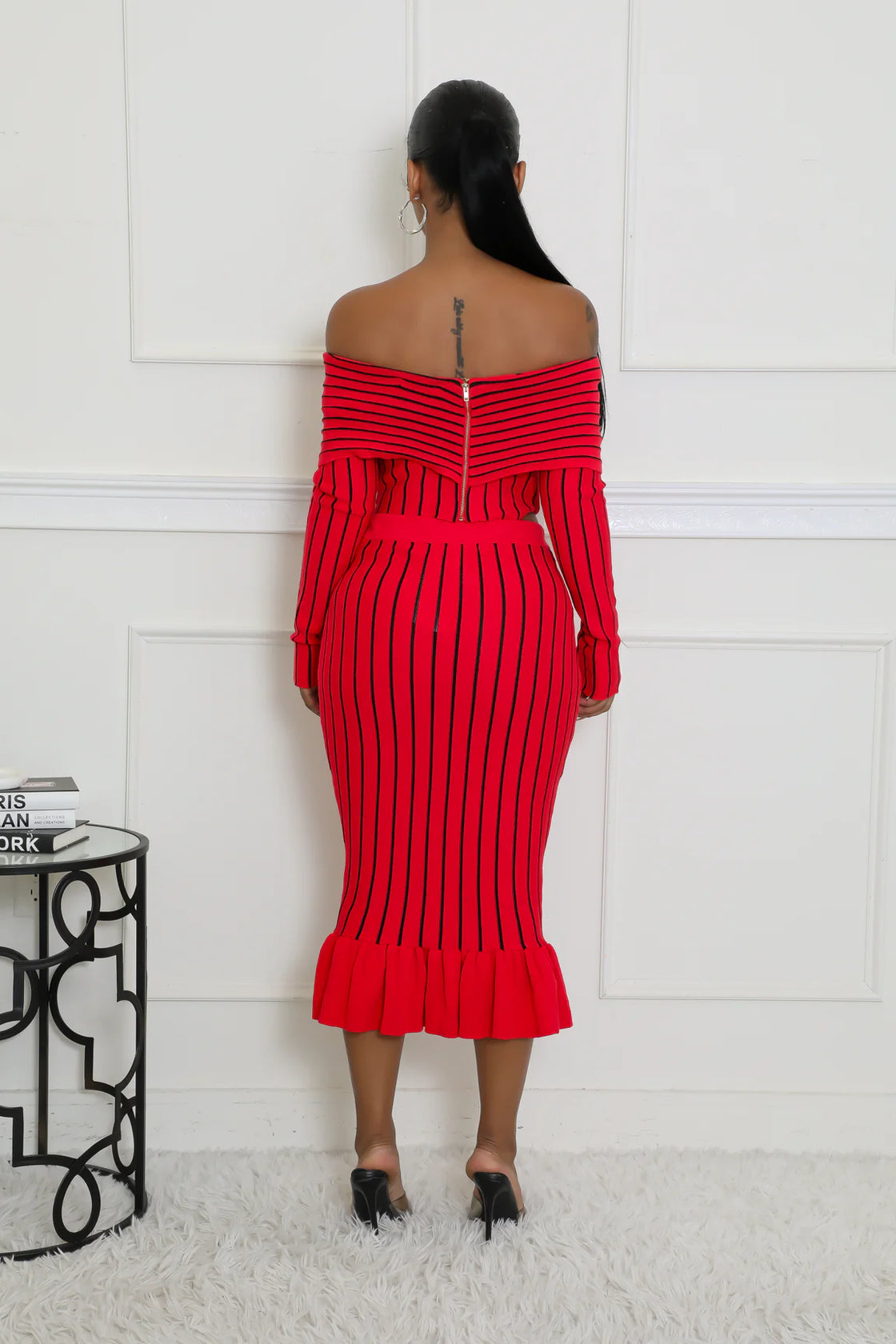 Stretch skirt set