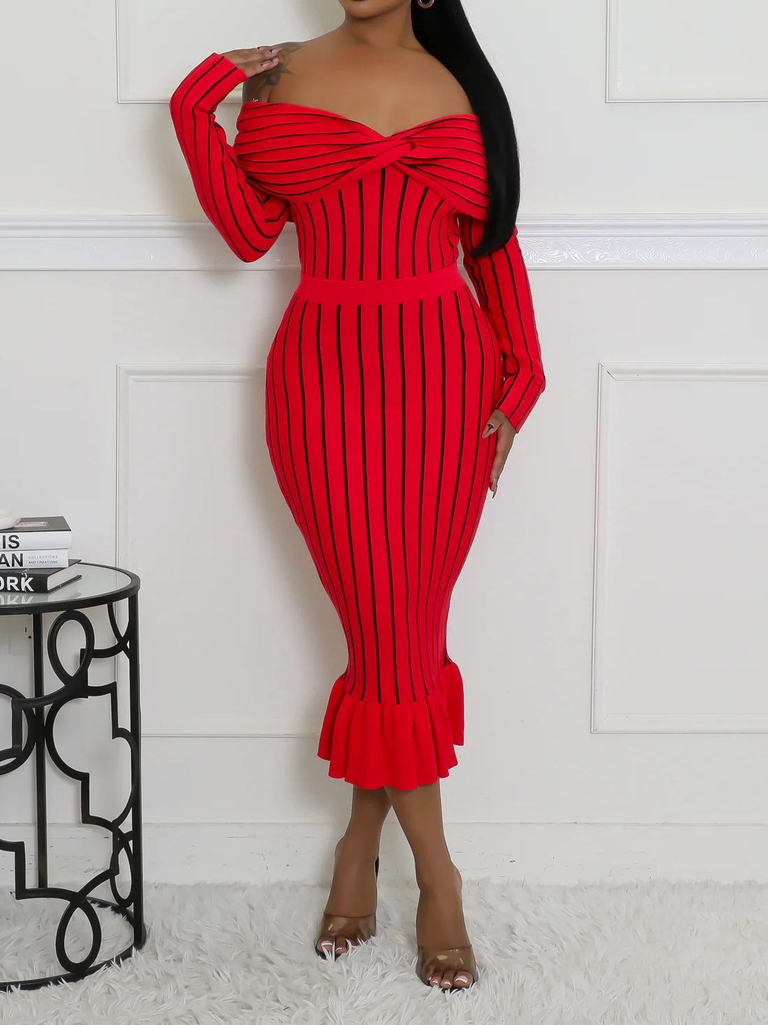 Stretch skirt set