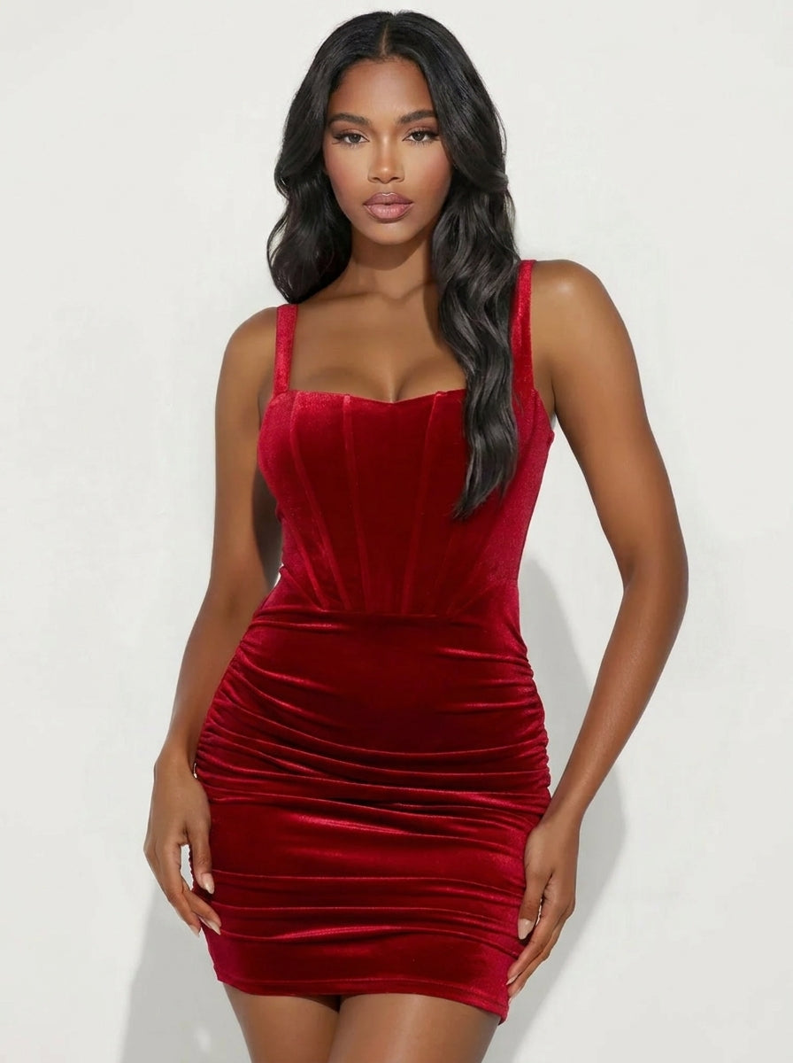 Corset Midi Dress