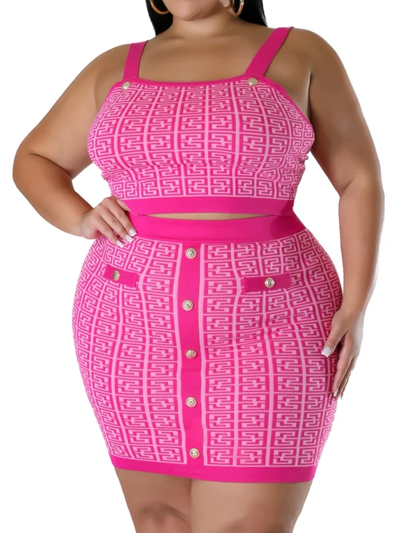 Plus Size 3Pc What I mean Dress