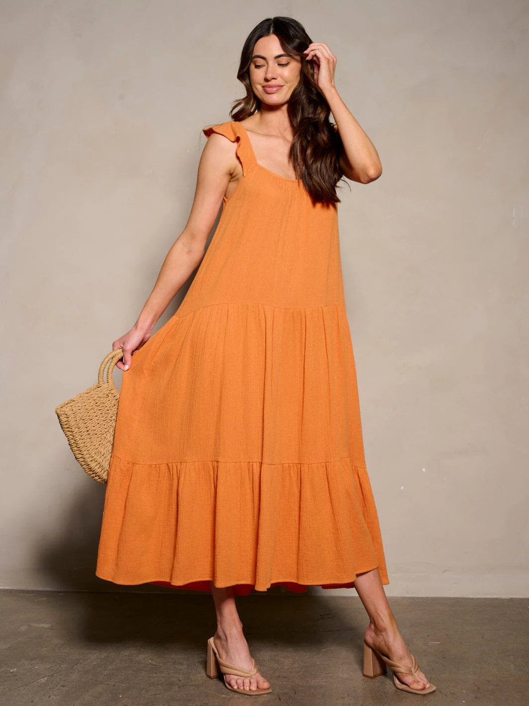 100% Cotton Women's maxi dress