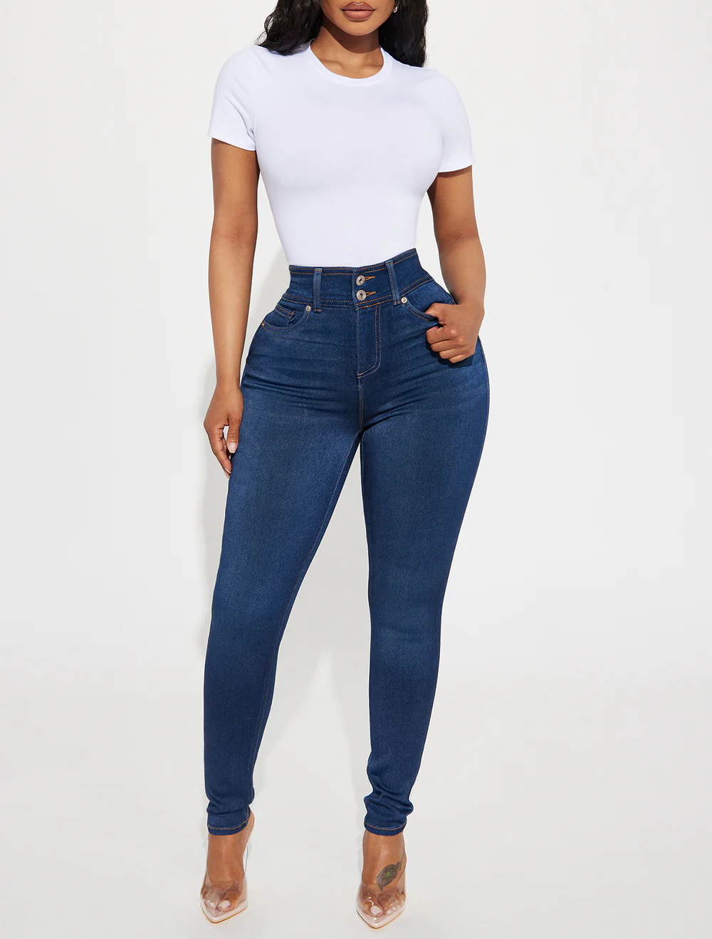 Cotton Cambria Short Sleeve Bodysuit - White