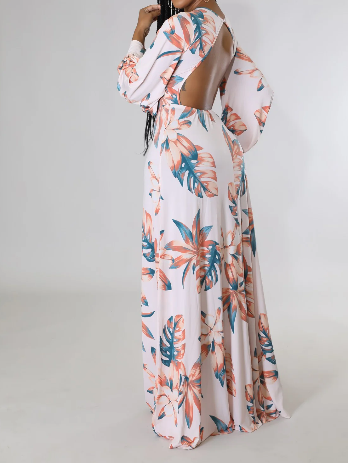 Long Sleeve Cutout Bodycon Dress